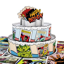 Load image into Gallery viewer, Marvel Comic Birthday Cake