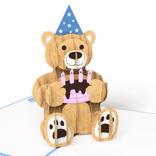 Load image into Gallery viewer, Blue Birthday Bear