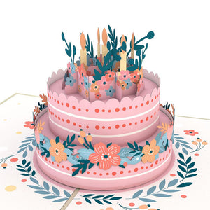 Floral Birthday Cake