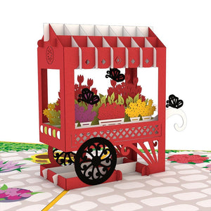 French Flower Cart