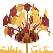 Load image into Gallery viewer, Graduation Hats Gold and Red
