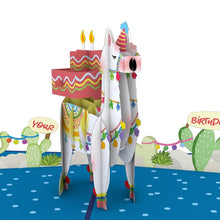 Load image into Gallery viewer, Happy Birthday Llama

