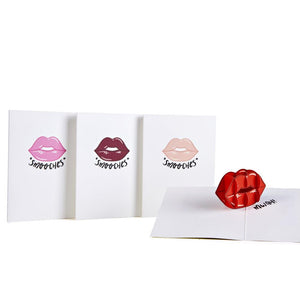 Lips Notecards (Assorted 4-Pack)
