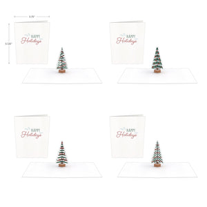 Holiday Tree Notecards (Assorted 4 Pack)